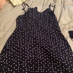 Polka dot mini dress
